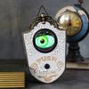Animated Talking Eyeball Doorbell Waterproof PVC Materials Halloween Decoration With Light Effects For Porch