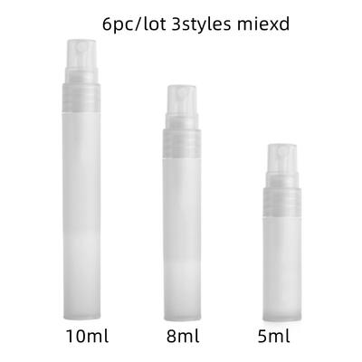 6 buc./lot 5ml8ml10ml Sticla de pulverizare pentru stilou de parfum Portabil pentru sub-sticlă de alcool Tub Sticla de pulverizare