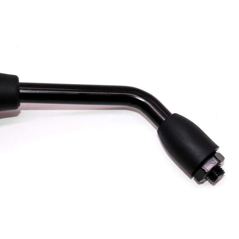 Elektrické vozidlo 10mm Zpětné zrcátko s železnou tyčí - Konvexní design pro motocykly (Pravá strana)