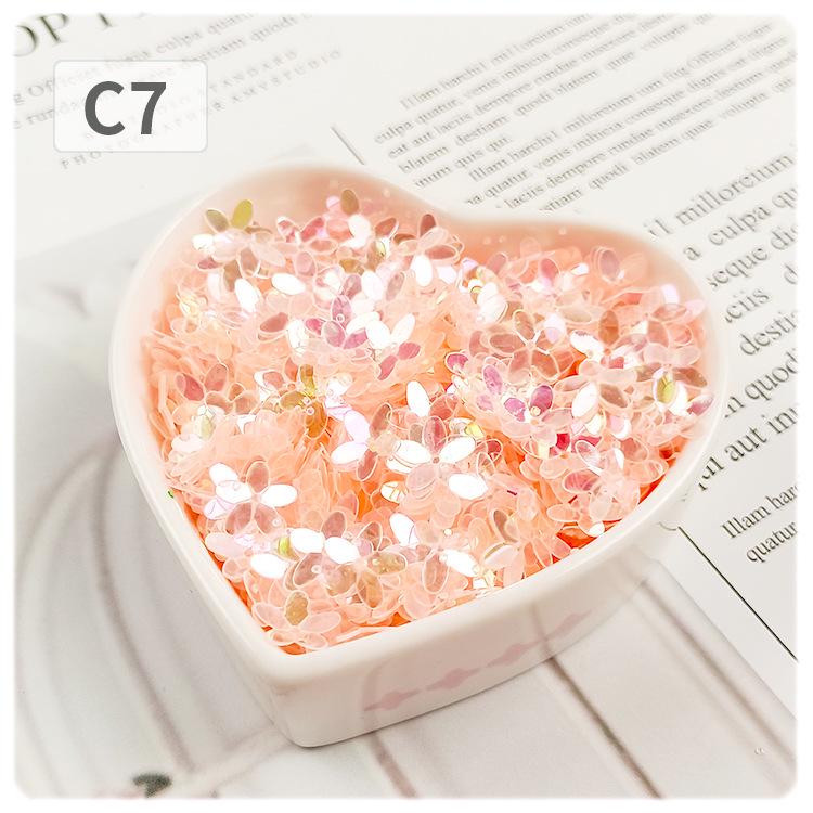 

YALEDUO 10 мм Масляные пайетки-сливы, 10 м, № 423, 10 видов, ПВХ, стиль масляной живописи 20g/pack