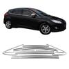 Side Window Trim Strips Stainless Steel Chrome Ford Focus Mk3 20112017