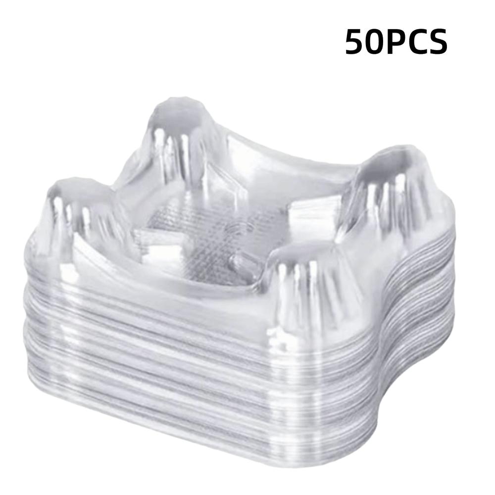 20/50Pcs Thickened Watermelon Holder Transparent Plastic Planting Pad Fruit Shop Display