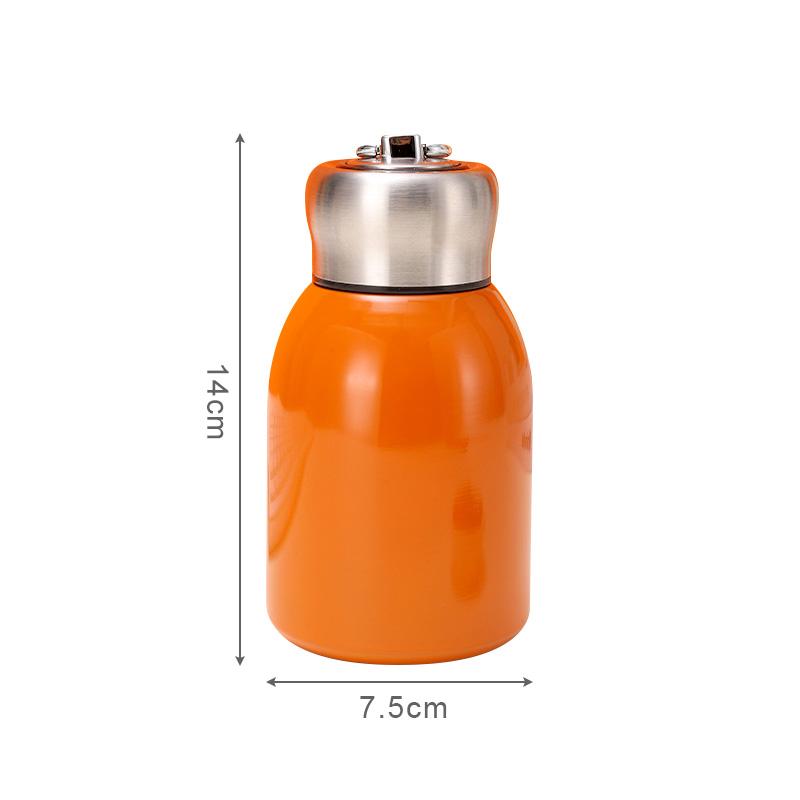 

Бутылка для воды объемом 300 мл, мини-кружка-термос из нержавеющей стали, термокружка для кофе, портативная, модная, для бизнеса, вакуумная, для улицы