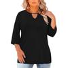 Women's Fashionable Short Sleeve Elegant Commuting And Casual Top