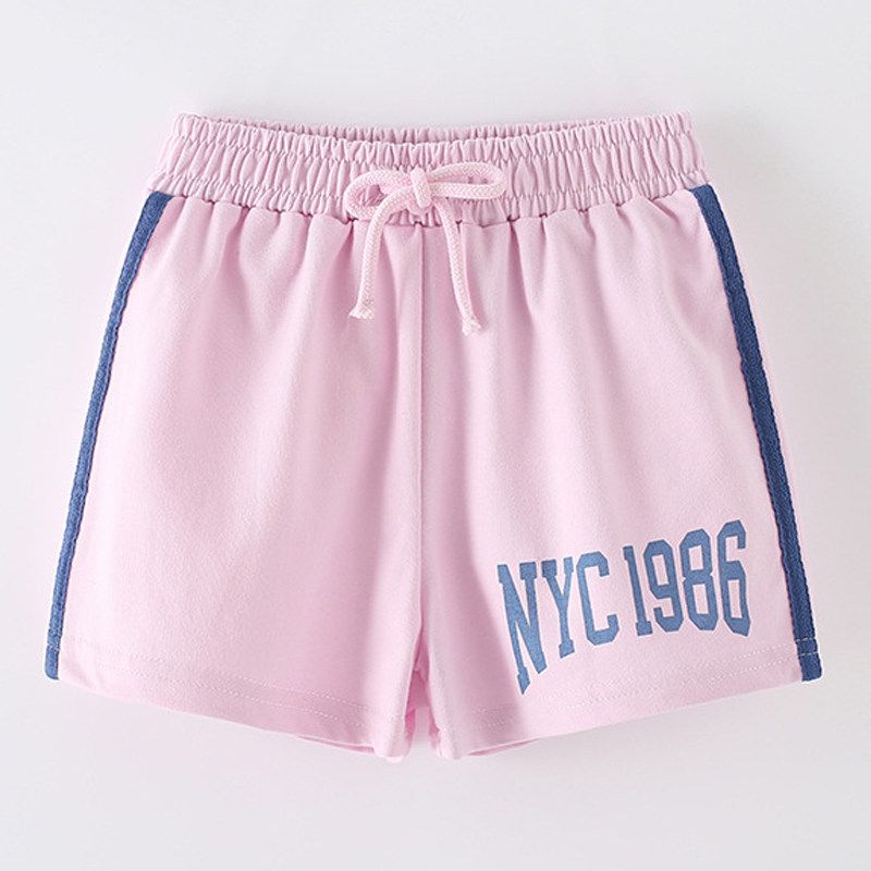 

Foreign Trade Girls Summer Casual Shorts Children s Pure Cotton Summer Wear Baby Sports Shorts Small and Medium-Sized Children s Beach Pants Pink 2t 90 Recommended Height 80-90cm