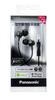 Panasonic In-Ear Earphones, Smartphone/iPhone Compatible, Black, RP-TCM360-K