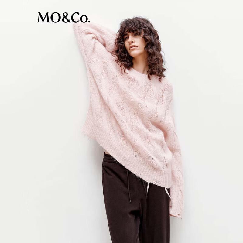 

MO&Co. Women s Twist Cable Knit Sweater XS