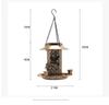Dual-Purpose Metal Solar Bird Feeder & Decorative Lawn Light