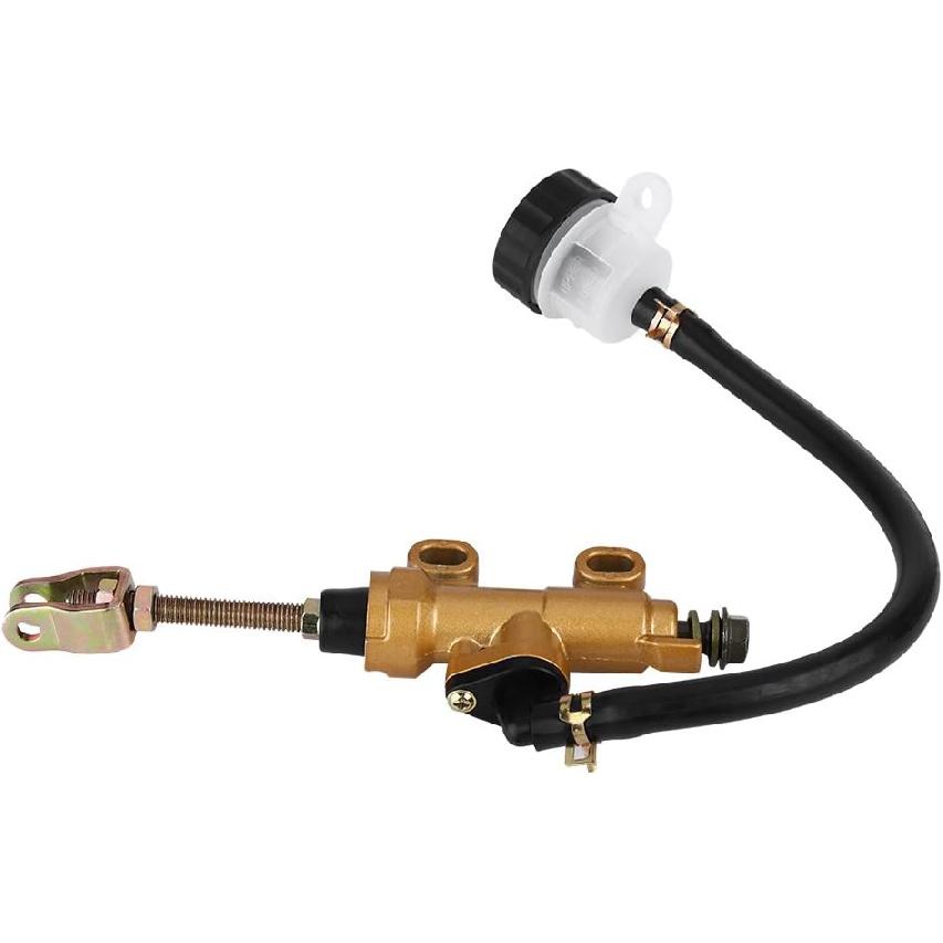 Brake Pump For Rps Minibike,Rear Brake Pump Motorbike Master Cylinder,Universal Rear Foot Brake Master Cylinder Pump with Reservoir Hydraulic Brake