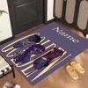 HUNTRIX (68) Personalized Name Office Carpet Stylish Decor for Living Room Bedroom Kitchen