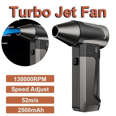 52m/s 130000RPM Turbofan Adjust Speed Powerful Snow Whiz Led Blower Dust Blower Dust Removal High Power Jet Fan Car Cleaning