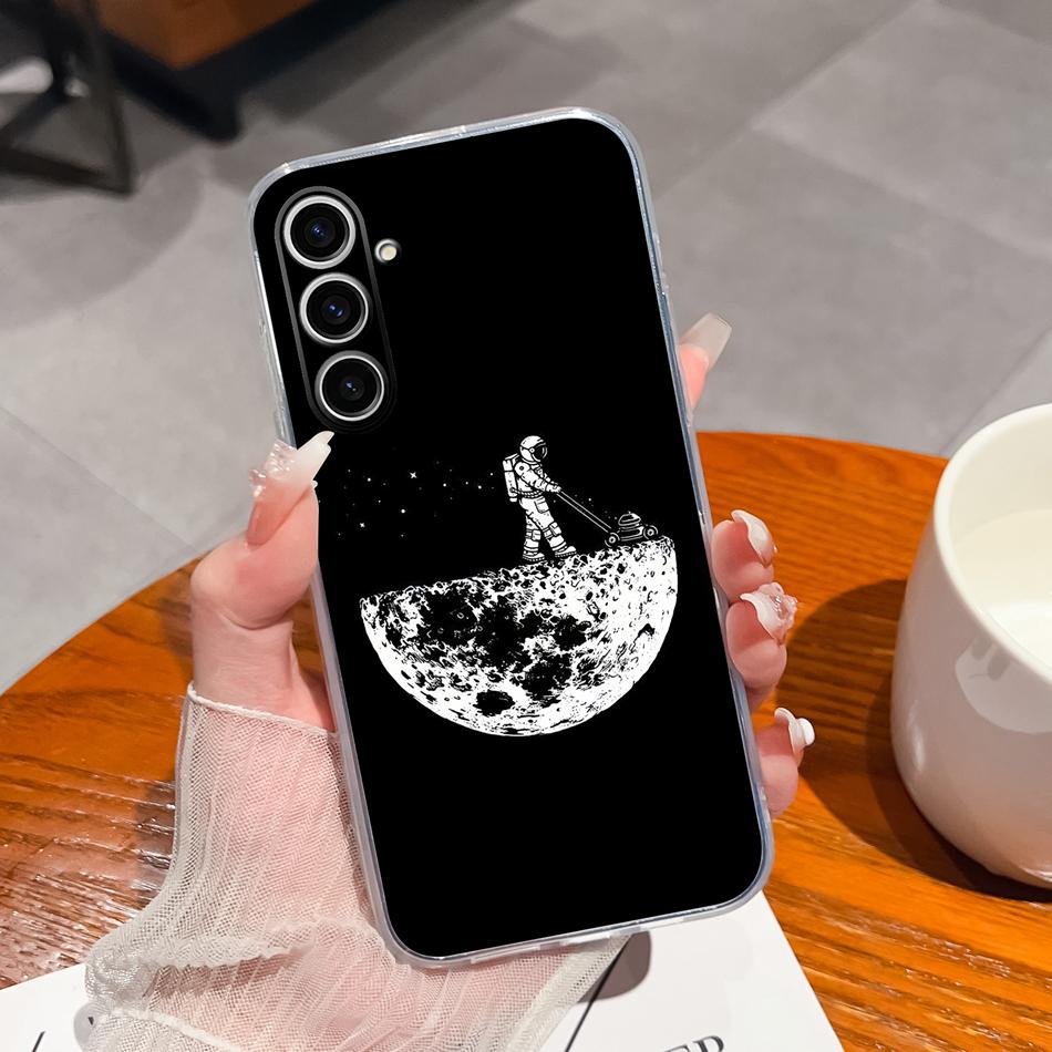 For Samsung Galaxy S24 Plus Ultra Phone Case Creative Soft TPU Silicone Clear Anti Drop Special Back Cover For Samsung S 24 Capa