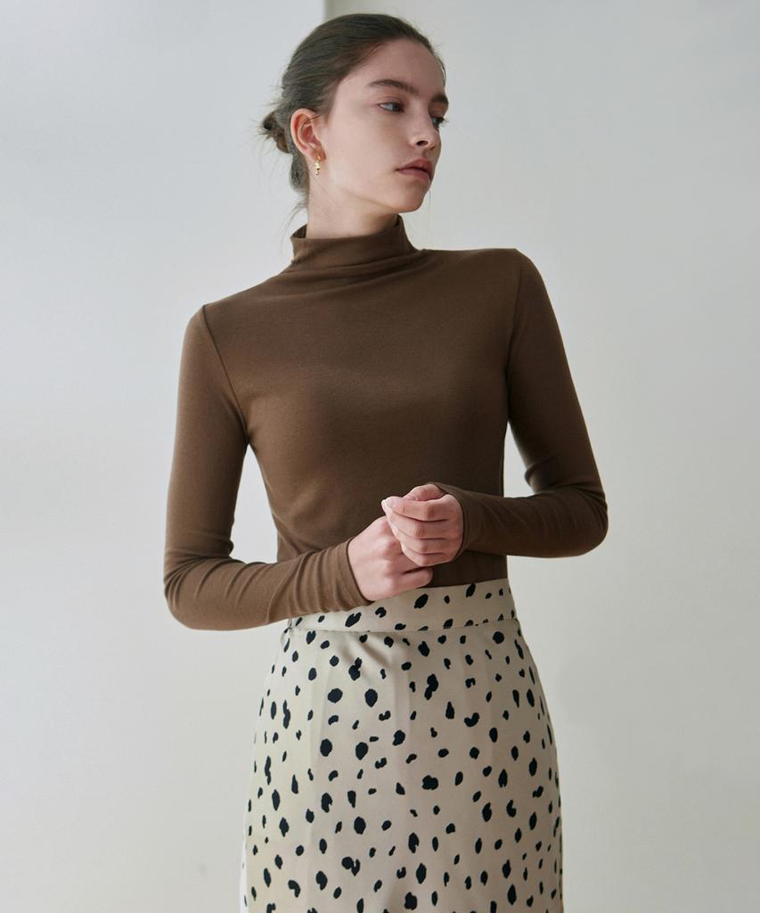 Nigaennikol [Essential] High Neck Slim Top_16 Color (H Type)