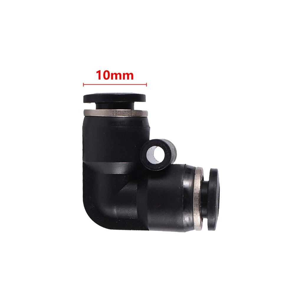 6/8/10mm Pneumatic Pipe Slip-lock Quick Connectors Straight Elbow Tee Y-shape 3-way Garden Lawn Misting Cooling Joints 3/10Pcs