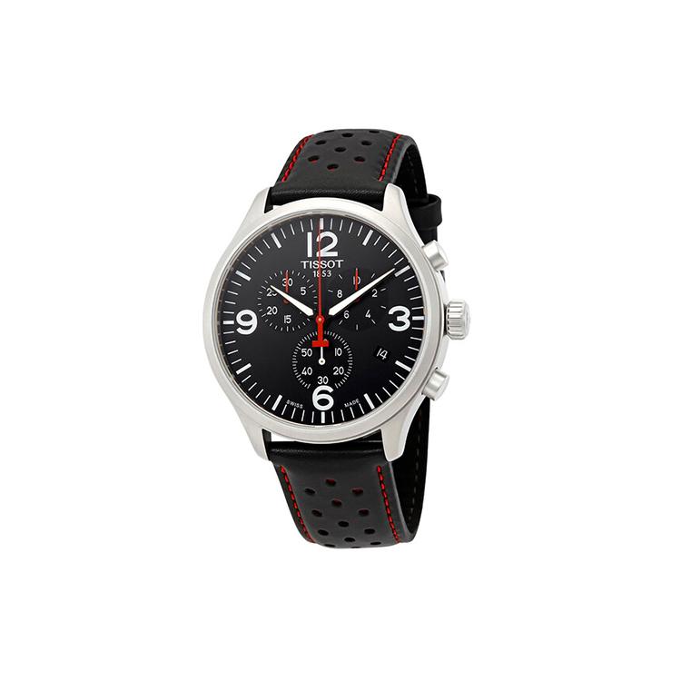 TISSOT Speedy Collection Quartz Movement Men's Watches Watch 45mm Black Dial Stainless Steel Case T116.617.16.057.02
