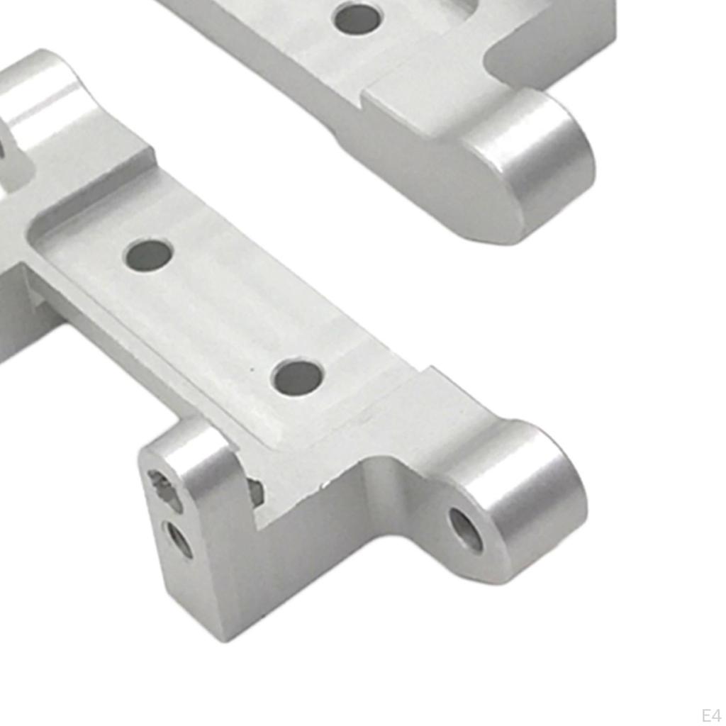2 Pieces Metal Upper Arm Mount 1:10 Scale Car accessories Upgrades Support Replacement for J3 RC