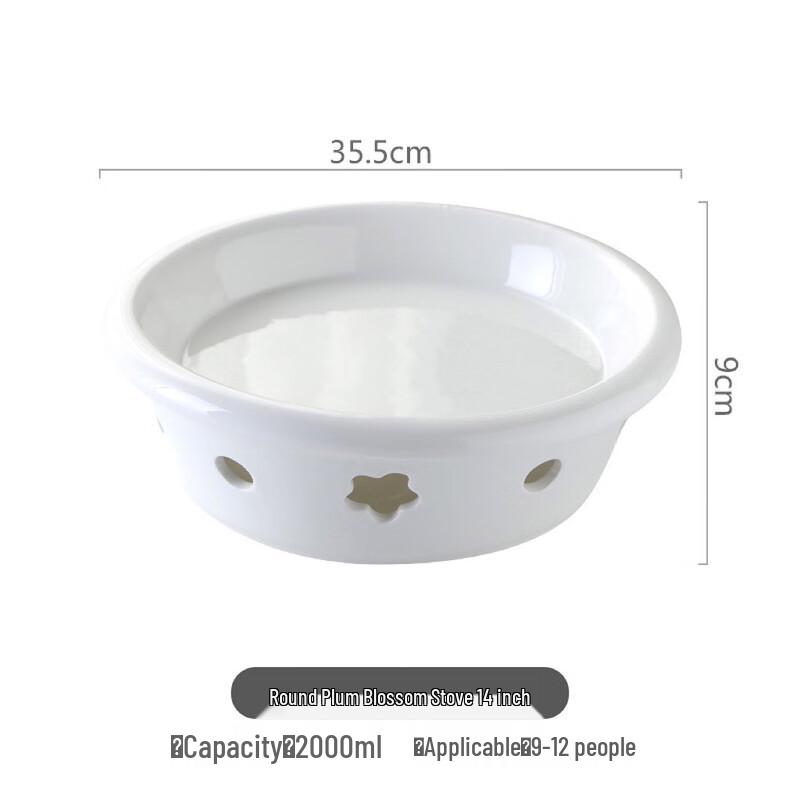 Керамический набор для подогрева еды на свечах