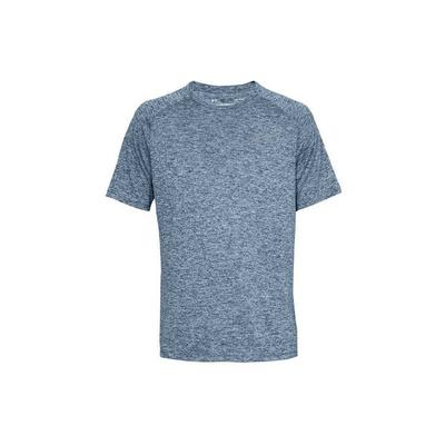 Tech 2.0 Training Sports Quick-Dry Loose Short Sleeve T-Shirt Men Tops Grey Blue 1326413-409