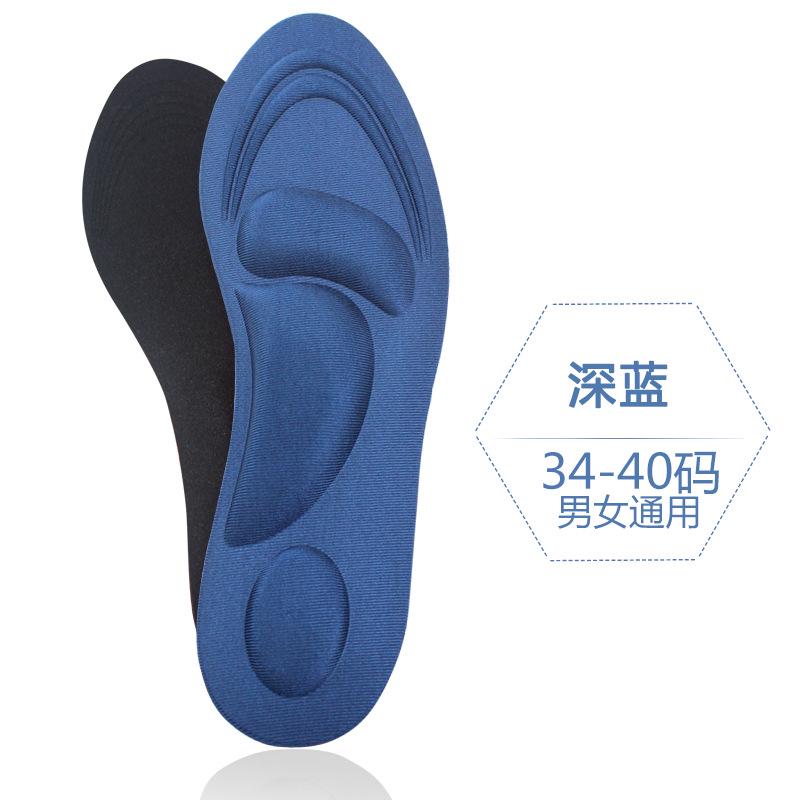 

4D Sports Shoes For Men And Women With Breathable, Sweat-Absorbing, -Absorbing, And Comfortable Pads One size синий