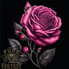 A Pink Rose Gothic Goth Mens T-shirt Cotton