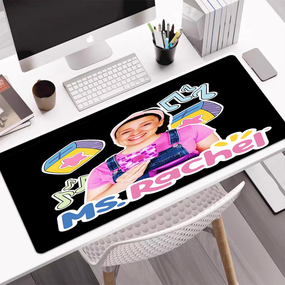 Ms. Rachel Theme Mouse Pad, Non Slip Rubber Base, Multifunctional Office & Home Decor, Perfect for Workspace Personalization.