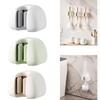 Easy To Use Strong Suction Mop Holder Clip Waterproof Broom Hanger Practical Home Cleaning Tool Organizer for Renters