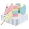 Wooden Children's Simulation Kitchen Ice Cream Car Baby Cognitive Play Toy