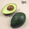 1 Realistic PU Avocado Replica - a Lifelike Half-avocado Decoration for Store Displays, Photo Props, Kitchen Decorations, Mixed-