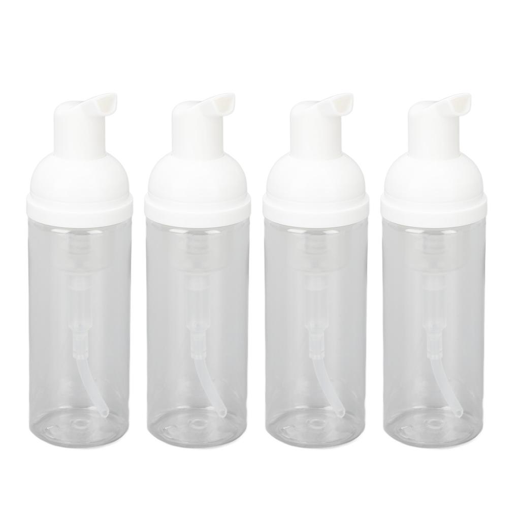 20pcs 50ml Foaming Pump Bottle Prevent Leakage Transparent Travel Foaming Dispenser Bottle