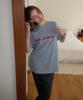 Aente Blake Oversized T-Shirt- Sky Blue
