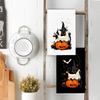 Halloween towel ornament gift microfiber printing kitchen towel special dish towel rag