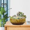 Ceramiczna miska Lotus dla roślin wodnych, szczelna hydroponiczna doniczka na kwiaty, ceramiczna miska wysokotemperaturowa dla sukulentów, akwarium