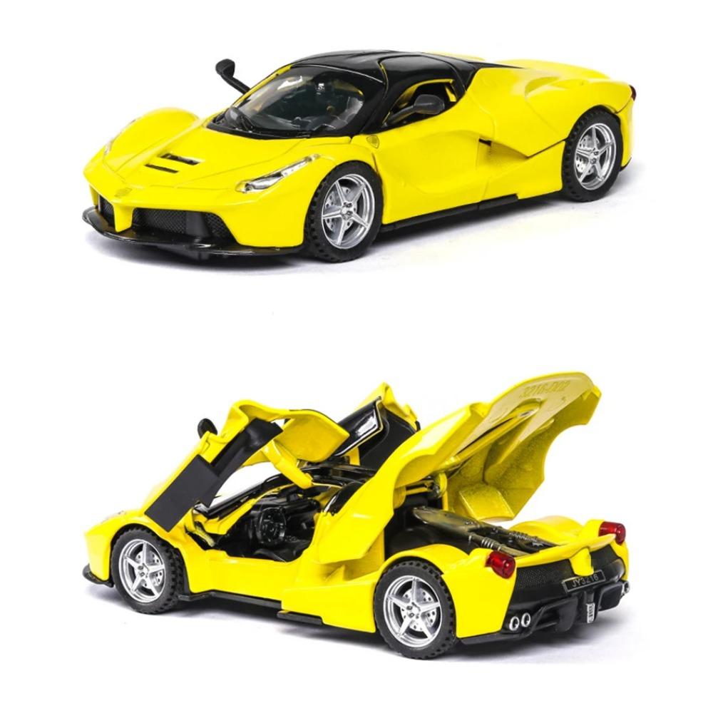 1/32 Laferrari Alloy Sports Car Model Diecasts Metal Toy Vehicles Car Model High Simulation Sound and Light Kids Gifts