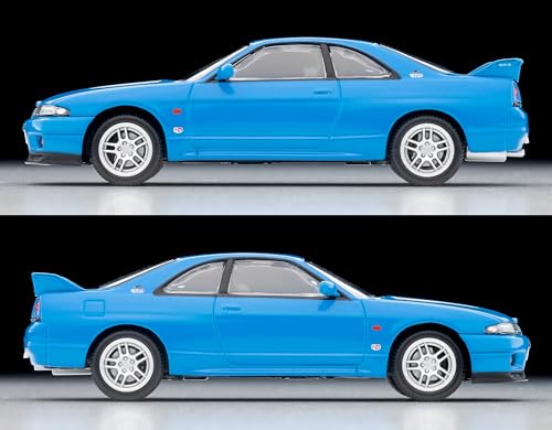 TOMYTEC Tomica Limited Vintage Neo 1/64 Scale LV-N308e Nissan Skyline GT-R V-spec LM Limited Champion Blue 1996 Model (Finished Product) 335986