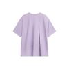 Li Ning Wade Series Solid Color Loose Short Sleeve T-Shirt Unisex Tops Smoky-Purple ATST649-4