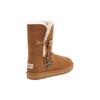 UGG Bailey Button UGG Anhänger Metallisches Alphabet Version Fleecegefüttert Braun Damen 1114970-CHE