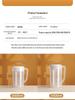 Large Capacity 5L Cold Water Pitcher, High Temperature Resistant, with Measuring Scale – Ideal for Milk Tea Shops and Tea Brewing.