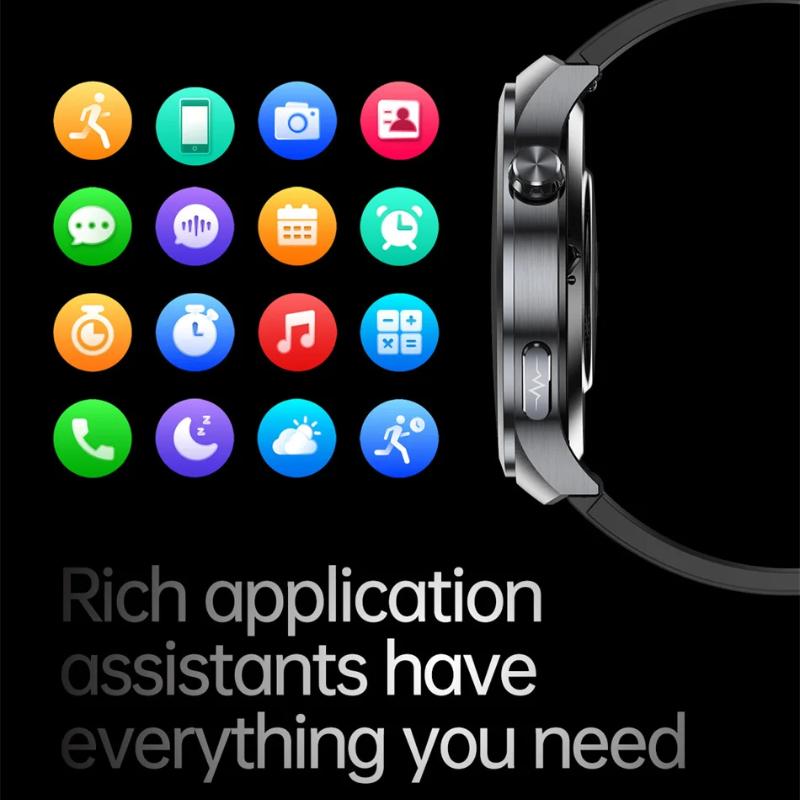 2025 Ny EKG+PPG Smartklokke Lipider Urinsyre Blodtrykk Helseklokke Menn NFC-tilgang 100+Sport HD Bluetooth Samtale Klokke Kvinner