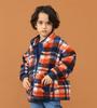 Lee Soft Touch Boa Orange Sizes Jacket, Kids' Check, 110cm-150cm