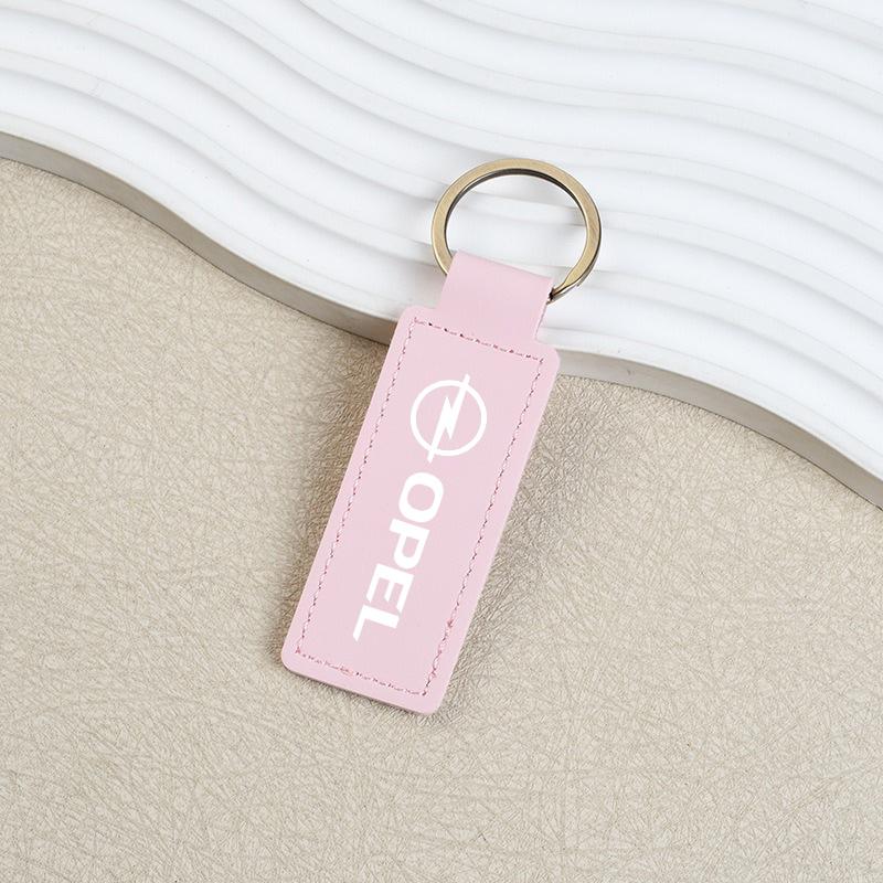 

High-Grade Leather Keychain Car Sport Keyring For Opel Astra H G J Insignia Mokka Zafira Corsa Vectra B C D Accessories