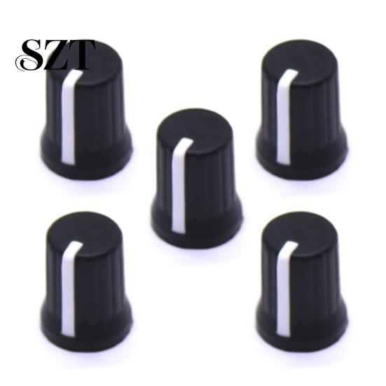 Rotary Knob Replacement 5Pcs Universal EQ Wear Resistant Knobs Mini Size Simple Installation Equalizer Potentiometer Fader Flexible Rubber