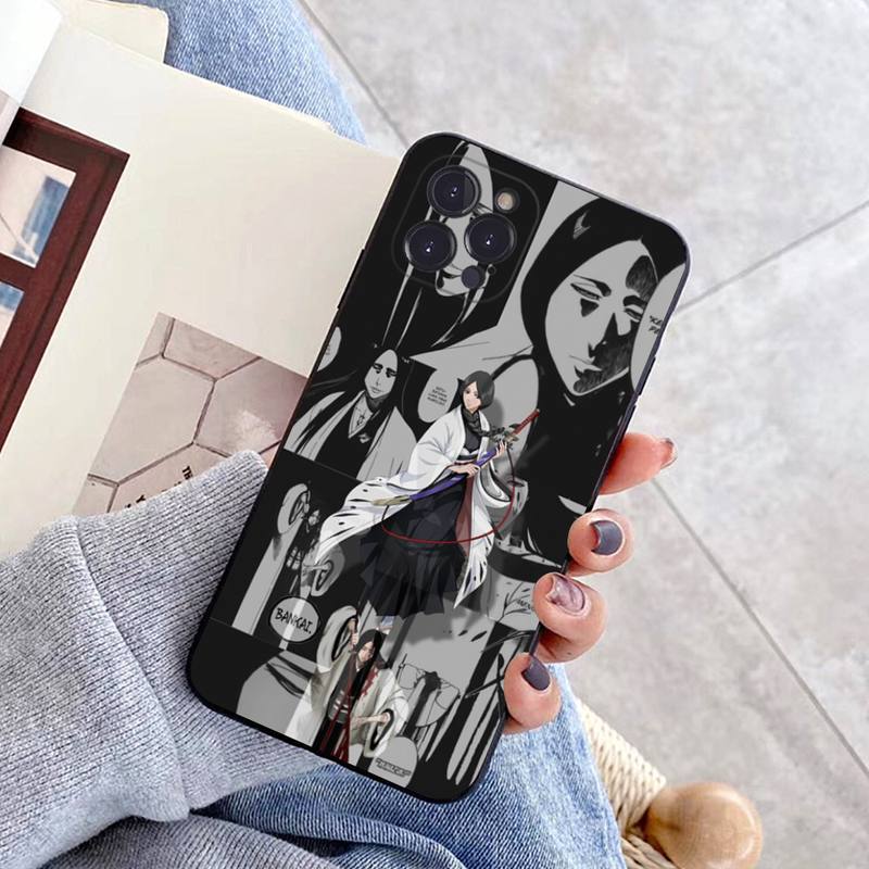

Unohana Retsu Bleach Japanese Anime Phone Case For iPhone 6 7 8 Plus 11 12 13 14 Pro SE 2020 MAX Mini X XS XR Back Funda Cover iphone 12