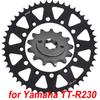 520 13T 49T Motorcycle Front Rear Sprocket for Yamaha TT-R230 2005-2024 TTR230 TTR 230