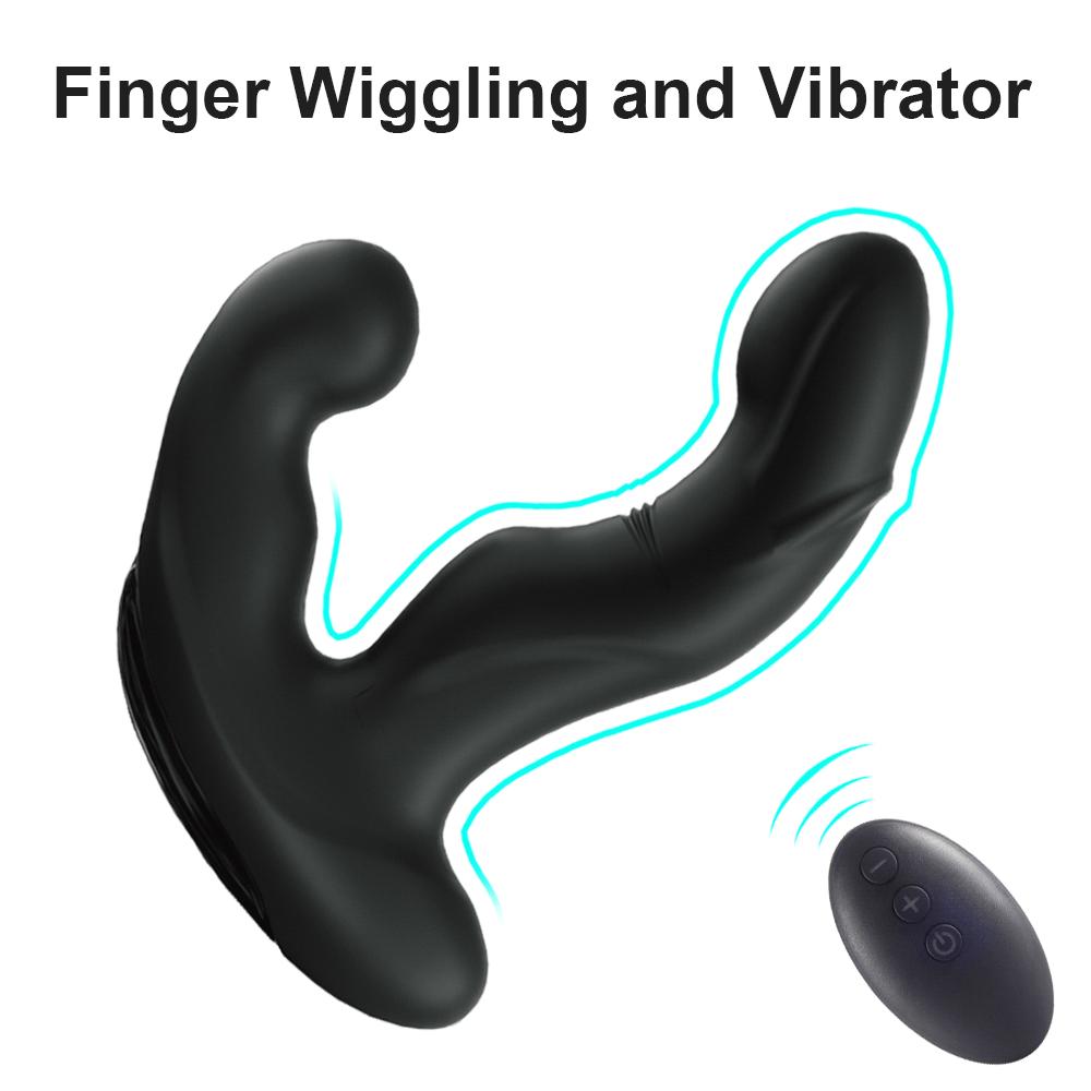 3 In 1 Male Prostate Massager Wiggle Heating Anal Plug Sex Toys for Men Masturbation G Spot Stimulation Wireless Dildo Vibrator
