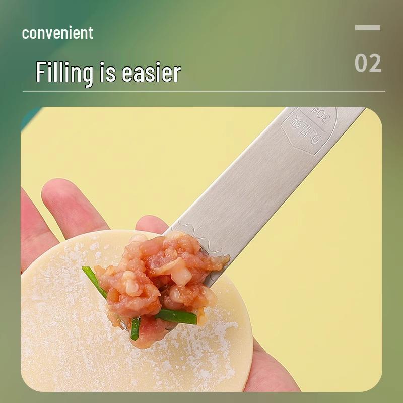 Nástroj lžíce na plnění knedlíků z nerezové oceli 304