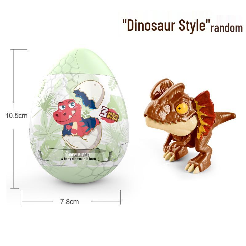 Dinosaur Egg Hatching T-Rex Toy - Transforming Blind Box & Finger-Biting Hand Puppet