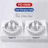 NNBILI PD100W For iPhone 15 Pro Max Macbook USB C to Type C Cable For iPhone 15 14 13 12 11 Pro Max Fast Charging Charger Cable