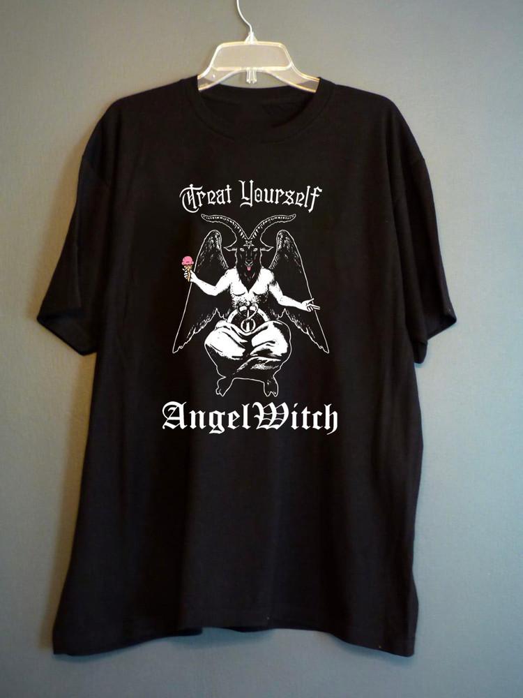 

Collection Angel Witch BAnd Treat Yourself Shirt Unisex All Size LO388 Unisex T-Shirt L