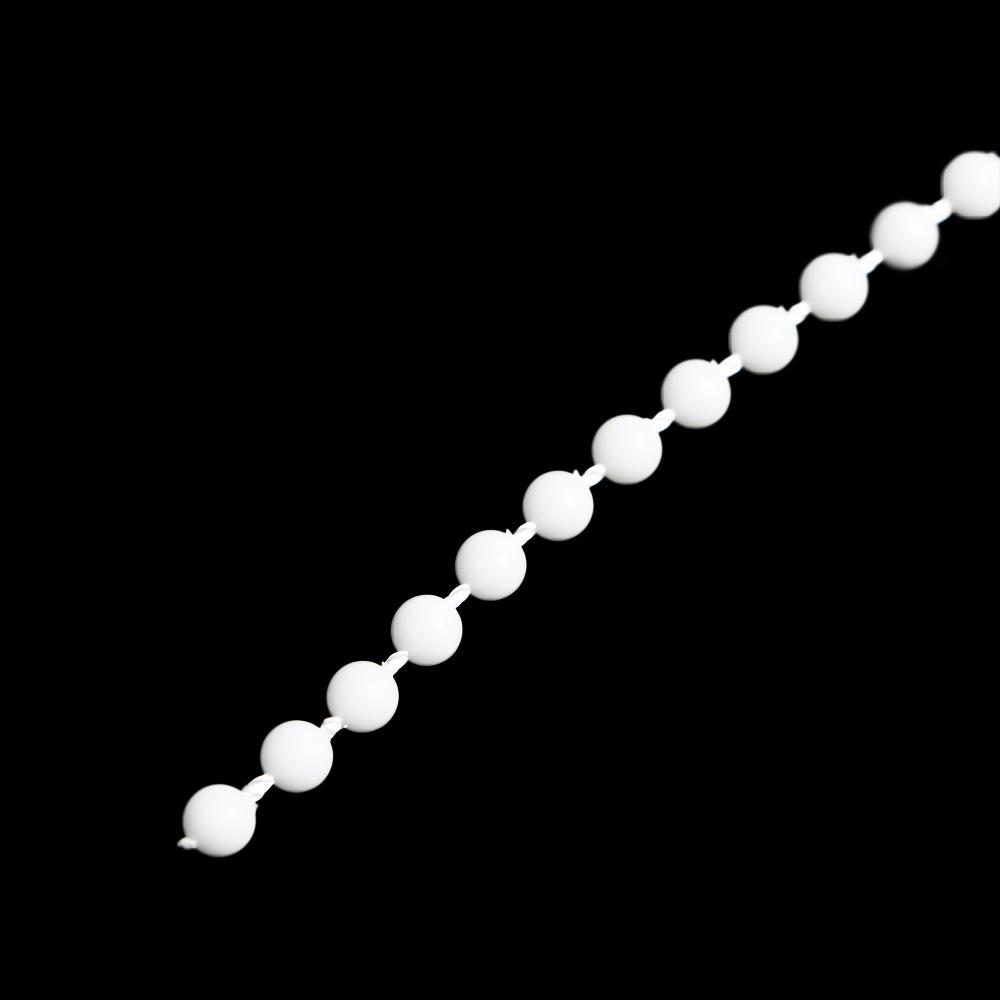 Accessories White With Connectors Blind Beaded Chain Curtain Bead Rope Chain Pull Cord Blind Chain