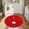 Cristiano Ronaldo Round Carpet Perfect for Balcony Bedrooms Outdoor Game Room Anti-slip Round Rug Decorate Offices Birthday Christmas Gift
